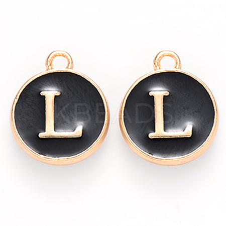 Golden Plated Alloy Charms ENAM-S118-02L-1
