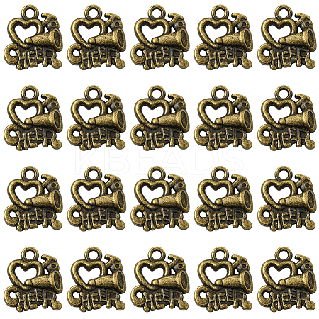 60Pcs Tibetan Style Alloy Pendants FIND-SC0018-05-1