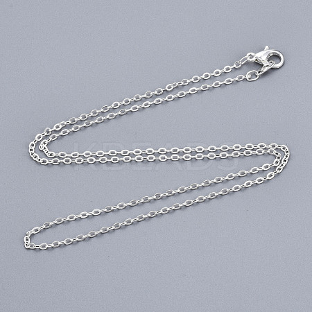 Brass Cable Chain Necklace SW028-S-A-1