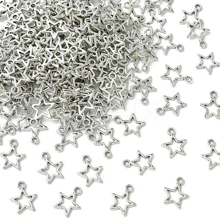 200Pcs Tibetan Style Alloy Charms FIND-YW0008-67AS-1