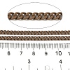 Spray Painted 304 Stainless Steel Curb Chains STAS-B067-05B-03-2