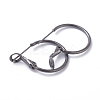 Brass Hoop Earrings KK-I665-26A-B-2