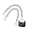 Zinc Alloy Twisted Ring Chain Bag Handles FIND-WH0436-47P-6