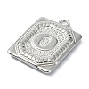 Anti-Tarnish 304 Stainless Steel Pendants STAS-U033-01P-O-2