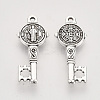 Tibetan Style Alloy Pendants TIBEP-T009-18AS-RS-2
