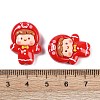 Christmas Opaque Resin Decoden Cabochons CRES-M036-12F-3