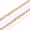Brass Cable Chains Necklaces NJEW-F167-04G-2