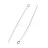 Tarnish Resistant 304 Stainless Steel Eye Pins STAS-I097-089-04P-2