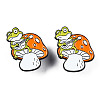 Frog with Mushroom Enamel Pin JEWB-N007-237-2