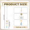 1Pc Glass Pendant Decorations HJEW-LP0002-64-2