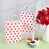 Kraft Paper Star Printed Bags with Handles ABAG-WH20013-08C-3