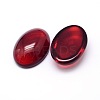 K9 Glass Cabochons Oval Flat Back Cabochons GGLA-L002B-M-2