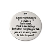 Anti-Tarnish 201 Stainless Steel Pendants STAS-R002-01P-18-1