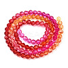Transparent Glass Beads Strands X-GLAA-E036-07K-3