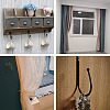 Zinc Alloy U Shape Hook Hangers Curtain SW-TAC0002-08A-6