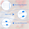 8Pcs 2 Styles Plastic Reusable Cling Film Slide Cutter AJEW-CP0007-86-6