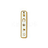 304 Stainless Steel Enamel Pendants STAS-OY010-21G-1