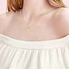 1pc 304 Stainless Steel Letter Pendant Necklaces NJEW-LP0001-38H-G-4
