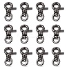 Zinc Alloy Swivel Lobster Claw Clasps PALLOY-WH0006-02A-1
