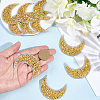 Resin Rhinestone Hotfix Rhinestone Iron on/Sew on Cloth Patches DIY-WH20063-030F-3