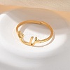 304 Stainless Steel Cuff Rings for Women RJEW-D285-01G-V-4