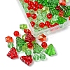 80Pcs 7 Styles Transparent Glass Beads Strands EGLA-FS0001-45-3