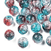 Transparent Crackle Acrylic Beads CACR-N002-14-2
