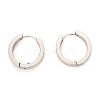 Tarnish Resistant 304 Stainless Steel Huggie Hoop Earrings X-EJEW-O087-09G-P-1