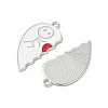 Alloy Enamel Split Pendants FIND-H047-05P-01-2