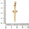 304 Stainless Steel Pendants STAS-F336-08G-3