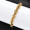 304 Stainless Steel Cable Chain Bracelets for Women LS-BJEW-Q050-01B-G-5
