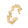 304 Stainless Steel Adjustable Open Cuff Rings for Women LS-RJEW-Z089-04G-01-2