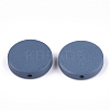 Painted Natural Wood Beads WOOD-S049-02C-03-2