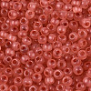 6/0 Transparent Inside Colours Glass Seed Beads SEED-N008-08K-3