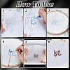 PA Embroidery Transfer Paper Water Soluble Film DIY-WH0678-28-4
