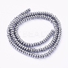Non-magnetic Synthetic Hematite Beads Strands X-G-G826-02P-4mm-2