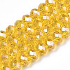 Electroplate Glass Beads Strands EGLA-A034-T3mm-A04-1