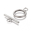 Tarnish Resistant 304 Stainless Steel Toggle Clasps LS-X-STAS-P248-03P-2