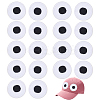 20Pcs Eyes Polyester Embroidery Iron on/Sew on Patches DIY-PH0036-61B-01-1