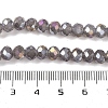 Baking Electroplate Glass Beads Strands DGLA-A039-J6MM-B06-4