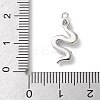 Brass Micro Pave Clear Cubic Zirconia Pendants KK-S505-01P-3