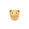 Frosted Alloy Beads PALLOY-WH0094-09-1