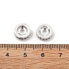 Brass Micro Pave Cubic Zirconia Beads KK-R216-10C-S02-3