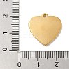 Ion Plating(IP) 304 Stainless Steel Pendants STAS-Q334-23G-3