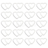 120Pcs Valentine's Day 304 Stainless Steel Linking Rings STAS-ME0002-23-1