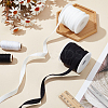 20M 2 Colors Flat Nylon Elastic Cords with Wavy Edge OCOR-FG0002-44-5