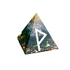 Orgonite Pyramid Resin Display Decorations DJEW-PW0006-03U-1