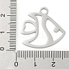 Non-Tarnish 304 Stainless Steel Pendants STAS-B056-10P-04-3