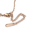 Roman Numerals Stainless Steel Link Bracelets BJEW-L689-01RG-3