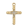 304 Stainless Steel Rhinestone Pendants STAS-P430-01B-G01-1